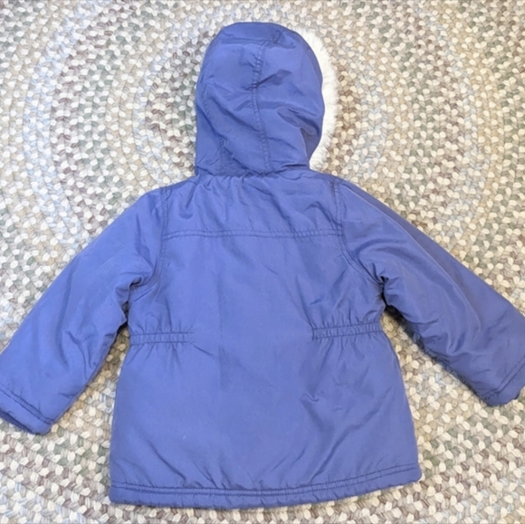 HP😊Carter's Purple Hooded Puffer Jacket - Picture 2 of 5